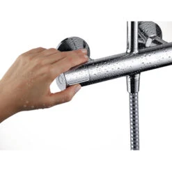 Hansgrohe Douchesysteem Vernis Blend 200 Met Thermostaatkraan Mat Zwart 11 Hansgrohe Douchesysteem Vernis Blend 200 Met Thermostaatkraan Mat Zwart -Huishoudelijke Artikelen 123 1021