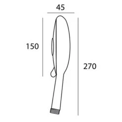 Tiger Handdouche Splash Termini Ø15 Cm 6 Standen -Huishoudelijke Artikelen 123 1089