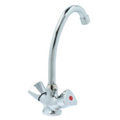 OK Keukenkraan 2-knops Chroom -Huishoudelijke Artikelen 123 1120