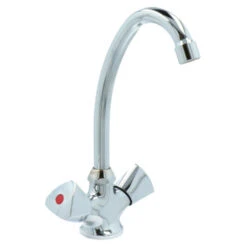 OK Keukenkraan 2-knops Chroom -Huishoudelijke Artikelen 123 1122