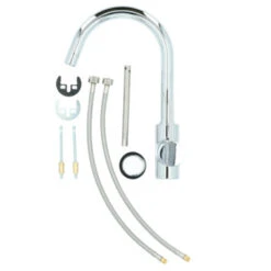 Atlantic Keukenkraan Jeremy Met Hendel Chroom -Huishoudelijke Artikelen 123 1171