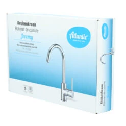 Atlantic Keukenkraan Jeremy Met Hendel Chroom -Huishoudelijke Artikelen 123 1172