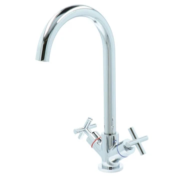 Aqualino Keukenkraan Ceronda 2-knops Chroom 3 Aqualino Keukenkraan Ceronda 2-knops Chroom