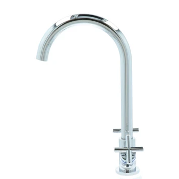 Aqualino Keukenkraan Ceronda 2-knops Chroom 4 Aqualino Keukenkraan Ceronda 2-knops Chroom - Afbeelding 2