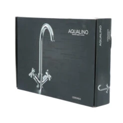 Aqualino Keukenkraan Ceronda 2-knops Chroom 26 Aqualino Keukenkraan Ceronda 2-knops Chroom -Huishoudelijke Artikelen 123 1185