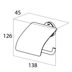 Tiger Toiletrolhouder Urban Wit Met Klep 25 Tiger Toiletrolhouder Urban Wit Met Klep -Huishoudelijke Artikelen 123 1201
