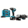 Makita 18V LXT Accuboormachine + Haakse Slijper Combinatieset (incl. 2 Accu's 5.0Ah + Lader) -Huishoudelijke Artikelen 123 14