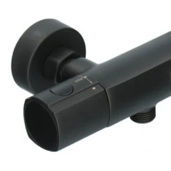 Absolut Thermostatische Badkraan Absi Zwart -Huishoudelijke Artikelen 123 1400