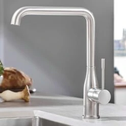 GROHE Keukenkraan Essence L-size Met Hendel Supersteel 9 GROHE Keukenkraan Essence L-size Met Hendel Supersteel -Huishoudelijke Artikelen 123 1426