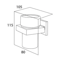 Tiger Bekerhouder Items Hangend Met Beker Chroom 11 Tiger Bekerhouder Items Hangend Met Beker Chroom -Huishoudelijke Artikelen 123 1451