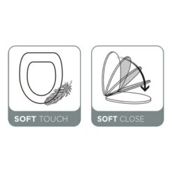 Tiger WC Bril Reno Grijs -Huishoudelijke Artikelen 123 1494