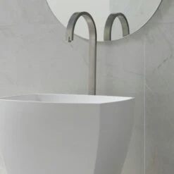 Wandtegel Aspen Marmer Wit/Grijs 25x33 Cm 1,5 M² -Huishoudelijke Artikelen 123 1545