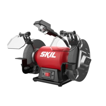 SKIL 150mm Werkbankslijpmachine / Dubbele Schuurmachine 1355AA 400W 3 SKIL 150mm Werkbankslijpmachine / Dubbele Schuurmachine 1355AA 400W