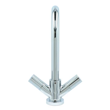 Aqualino Keukenkraan Fortore 2-knops Chroom 6 Aqualino Keukenkraan Fortore 2-knops Chroom - Afbeelding 4