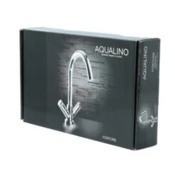 Aqualino Keukenkraan Fortore 2-knops Chroom 22 Aqualino Keukenkraan Fortore 2-knops Chroom -Huishoudelijke Artikelen 123 1562