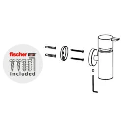 Marho Zeepdispenser Luxor Gun Metal -Huishoudelijke Artikelen 123 1580