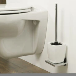 Tiger Toiletborstelhouder Zenna Hangend Chroom/Wengé 8 Tiger Toiletborstelhouder Zenna Hangend Chroom/Wengé -Huishoudelijke Artikelen 123 1583