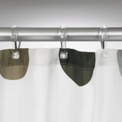 Sealskin Douchegordijn Twister Taupe 180x200 Cm -Huishoudelijke Artikelen 123 1587