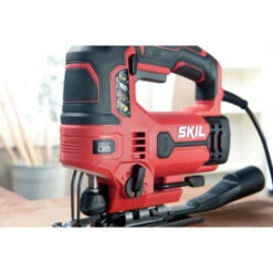 SKIL Decoupeerzaag 4531GA 680W - 180° LED Lamp + 7 Zaagbladen -Huishoudelijke Artikelen 123 324