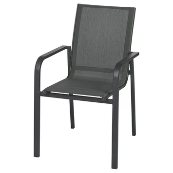 Stapelstoel Valencia Antraciet 4 Stapelstoel Valencia Antraciet - Afbeelding 2