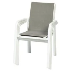 Stapelstoel Valencia Wit -Huishoudelijke Artikelen 123 737