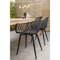 Stoel Savona Zwart -Huishoudelijke Artikelen 123 780