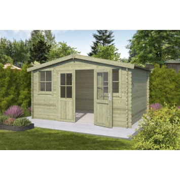 Tuinhuis Dalton 376x292 Geïmpregneerd 4 Tuinhuis Dalton 376x292 Geïmpregneerd - Afbeelding 2