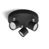 Philips Opbouwspot Star 3-lichts Zwart