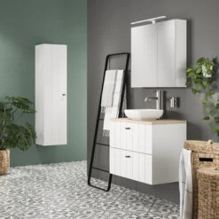 Tiger Spiegelverlichting Ancis Wit 60cm -Huishoudelijke Artikelen 123 877