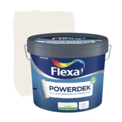 Flexa Powerdek Latex RAL9010 Gebroken Wit Mat 10 Liter