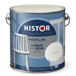 Histor Perfect Finish Houtlak RAL 9010 Zijdeglans 2,5 Liter -Huishoudelijke Artikelen 123 936