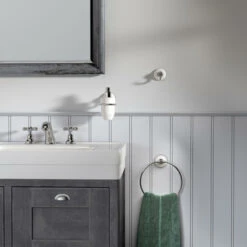 Tiger Ivy Zeepdispenser 200ml Chroom/wit Keramiek -Huishoudelijke Artikelen 123 960